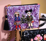 TM - MUS3591 Poodles and fashionable goods pouch
