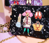 TM - MUS3591 Poodles and fashionable goods pouch