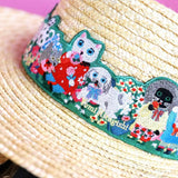 YK - YK230606 Emboridered Straw Hat