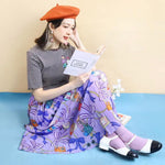 TM - TM230702 Chiffon Pleat Skirt