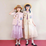 TM - TM230802 Embroidery Tulle Pants