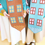 DW - House Shaped Scarf