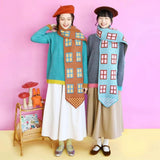 DW - House Shaped Scarf