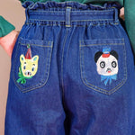 NL - SSMR2410 Circus Denim pants with mesh