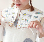 TCG - TCG2502 Embroidery Collar Top