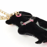 TM - CHB1947 Keychain Lady Cat 18th Century