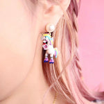 N2 - AQPP104 Pinata Unicorn earrings