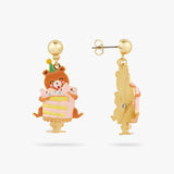 N2 - AQPP103 Cuddly bear and birthday cake post earrings