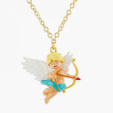 N2 - APPD302 Cupid and bow and arrows pendant necklace
