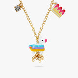 N2 - AQPP309 Piñata party multi elements pendant necklace