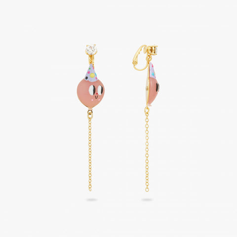 N2 - AQPP107 Pink balloon post earrings