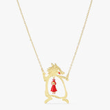 N2 - APBB303 Little Red Riding Hood pendant necklace