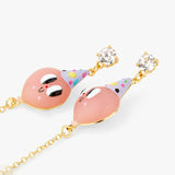 N2 - AQPP107 Pink balloon post earrings