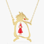 N2 - APBB303 Little Red Riding Hood pendant necklace
